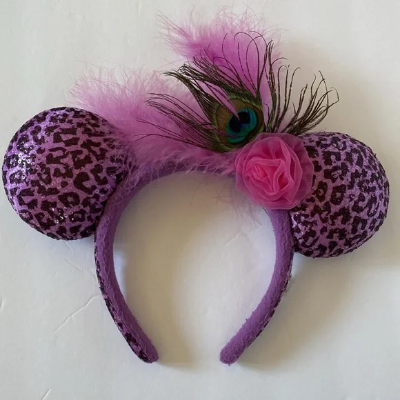 Disney | Accessories | Disney Parks Minnie Mouse Ears Purple  display picture 2